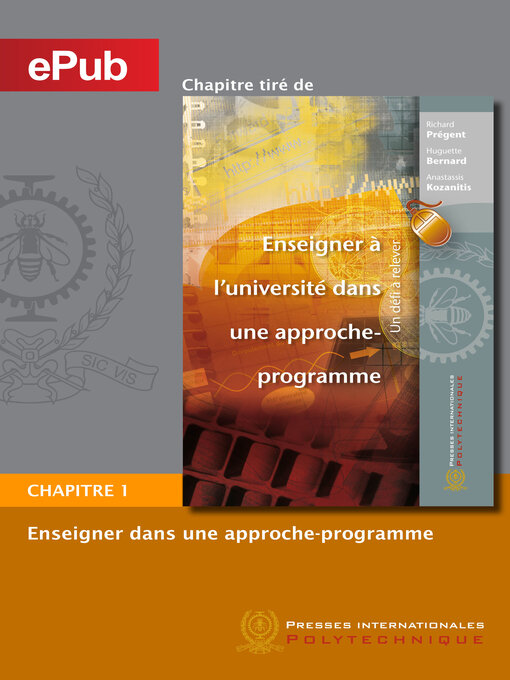 Title details for Enseigner à l'université dans une approche-programme (chapitre) by Richard Prégent - Available